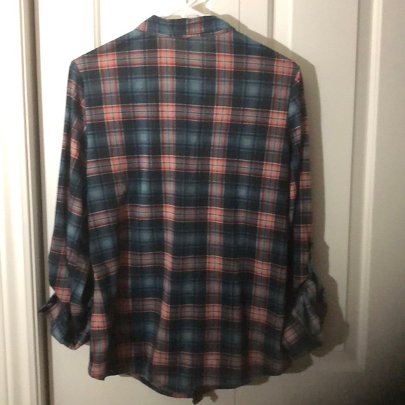 MIRANDA Plaid button down shirt XL - Picture 5 of 5